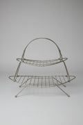 Two Tier Wire Magazine Book Rack MCM