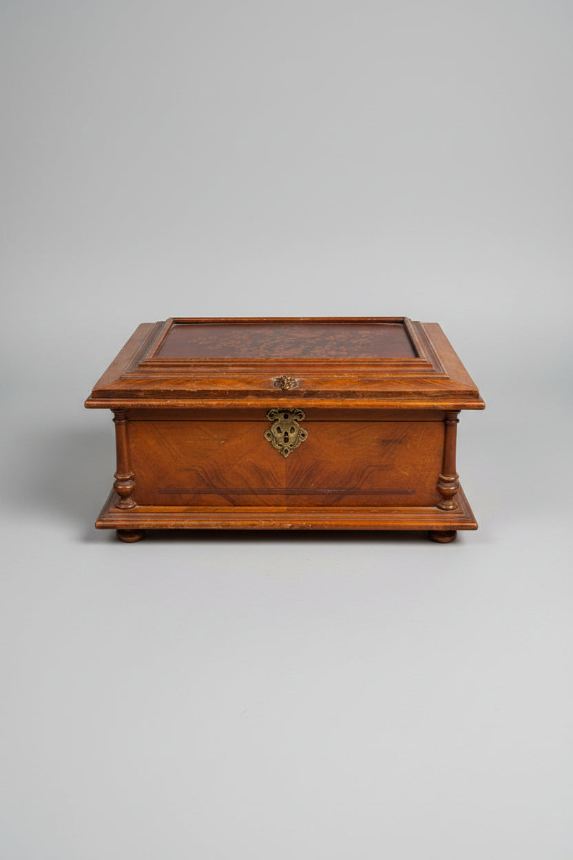 19th Century Antique German Repurposed Music Box