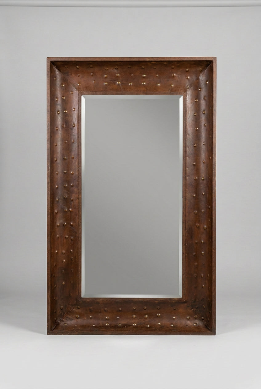 Custom Made Vintage Stamped Cortan Steel Mirror 6'x4'.
