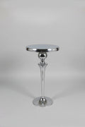 Polished Aluminum Bar Height Table 42H x 21D