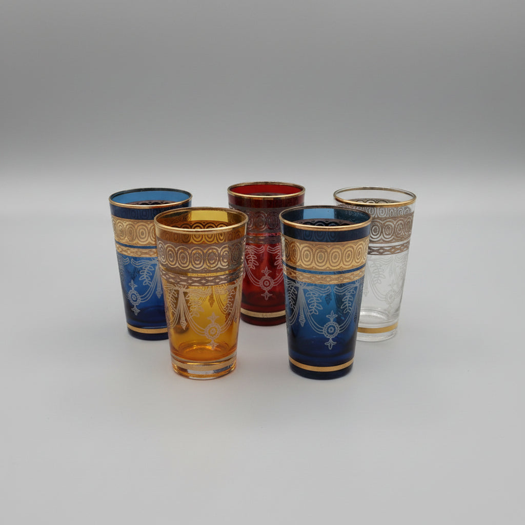 Authentic Vintage Turkish Tea Glasses