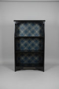 Dark Academia Art Deco Narrow Bookcase 40" H x 24" W x 8" D