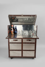 Timothy Oulton Steamer Trunk Cabinet 36”W x 16”D x 50”H