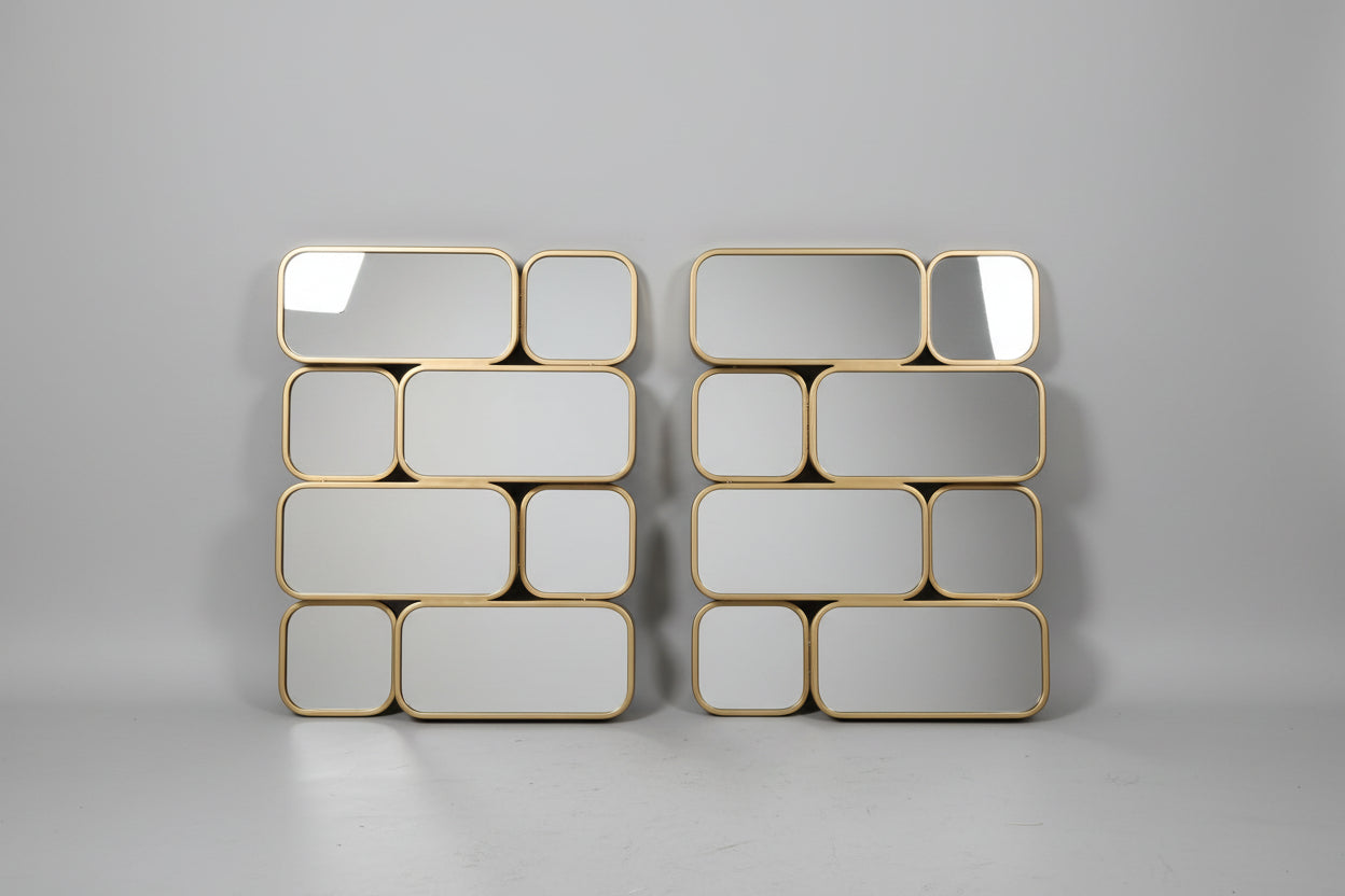 Uttermost Heavy Brass Mirror.  Two Available