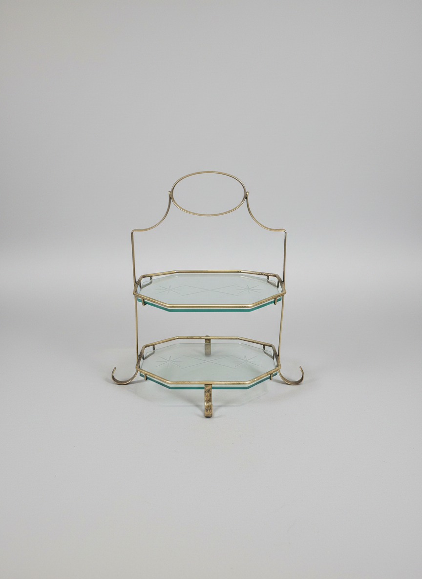 Vintage Two-Tiered Dessert Stand