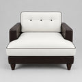 American Leather Tuxedo Chair