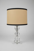 Vintage MCM Stacked Glass Ball Table Lamp