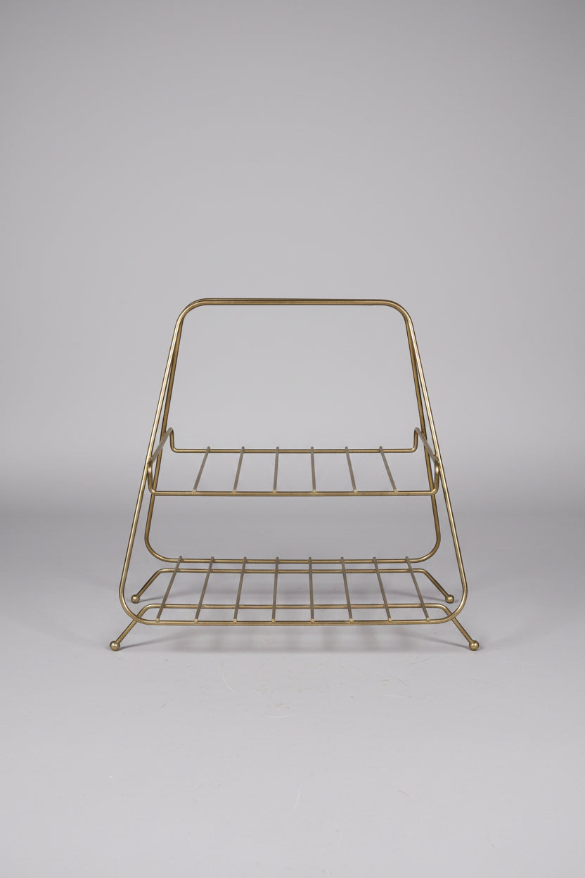Vintage Wire Magazine Rack