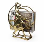 1930s Art Deco Brass Magazine Rack