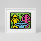 Pop Art by Kieth Haring - Framed