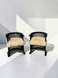 Barrel Armchairs Attr. Joseph Hoffman for Peter Zuchi