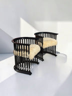 Barrel Armchairs Attr. Joseph Hoffman for Peter Zuchi