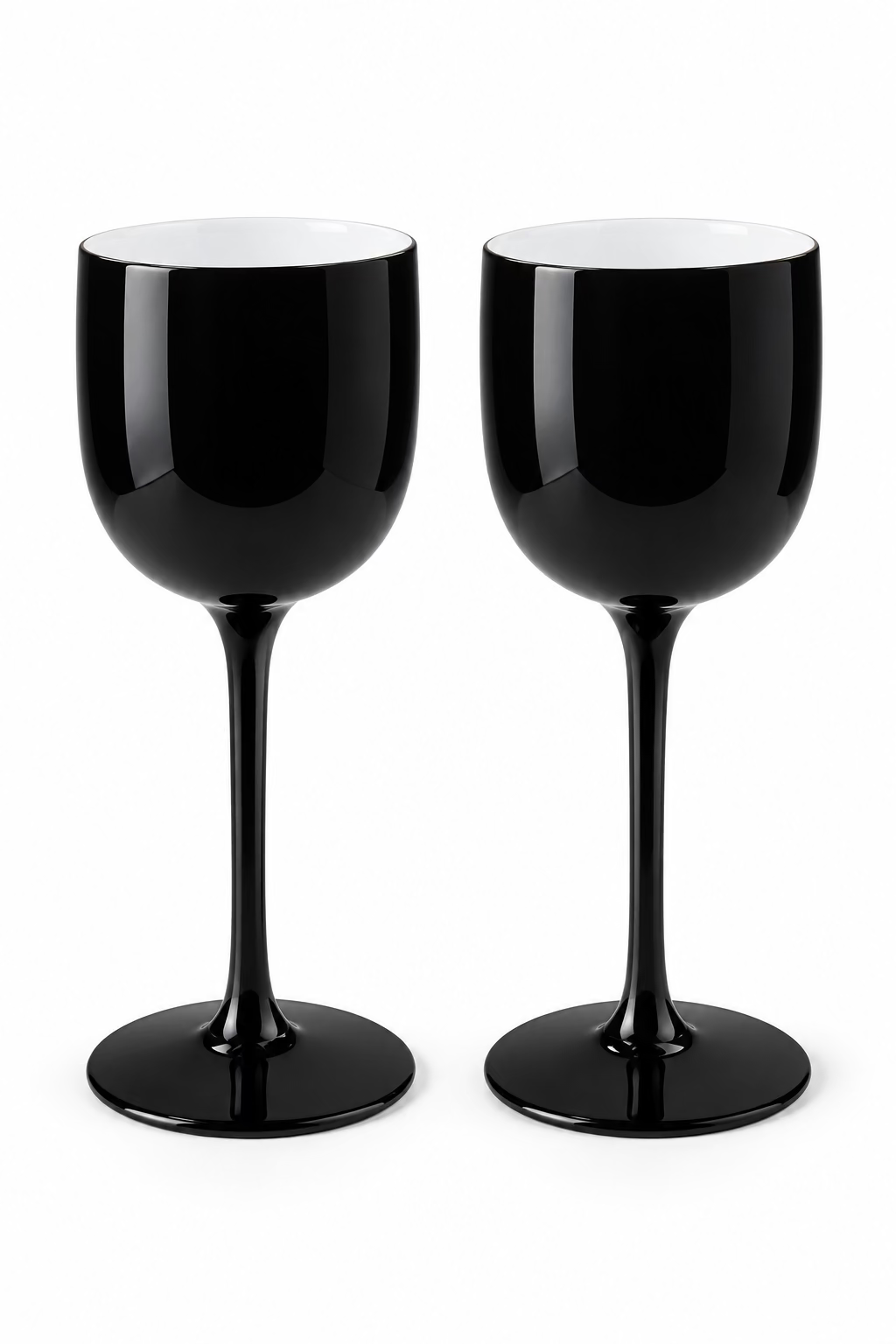 Carlo Moretti White Cased 9" Glasses Assorted Colors Available