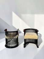 Barrel Armchairs Attr. Joseph Hoffman for Peter Zuchi