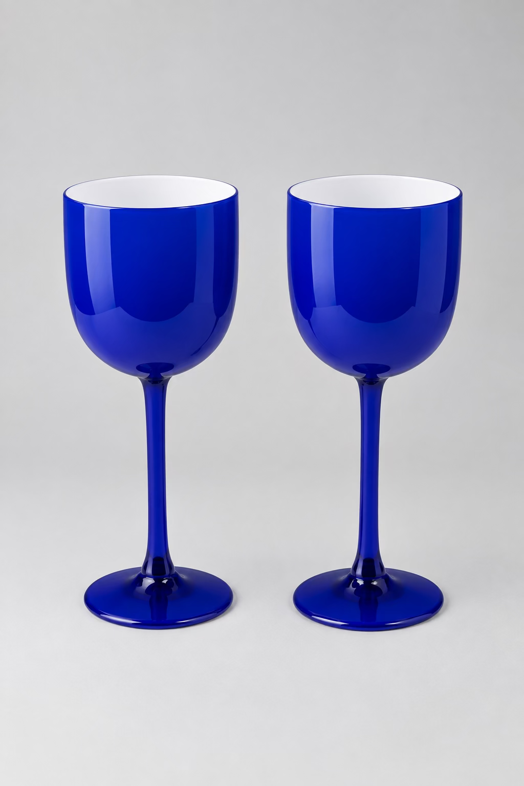 Carlo Moretti White Cased 9" Glasses Assorted Colors Available