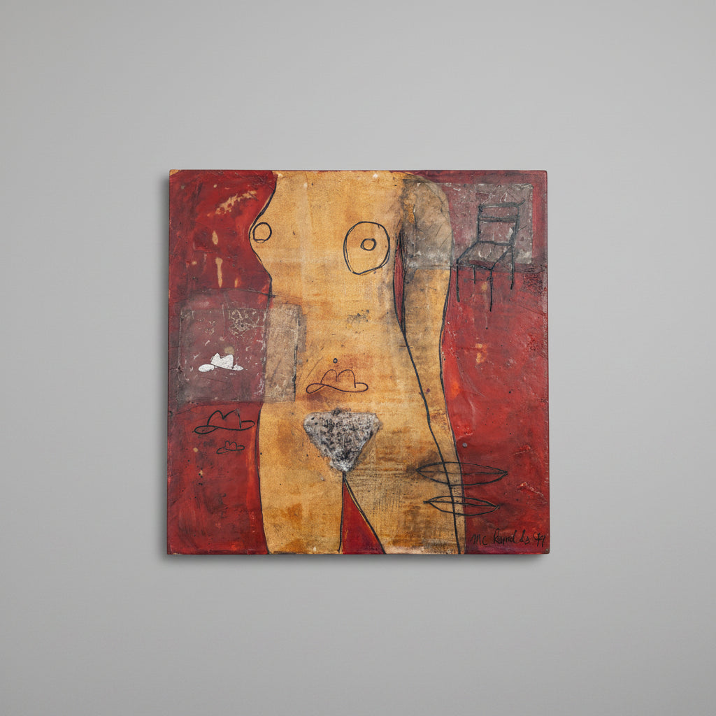 Encaustic Femme Signed