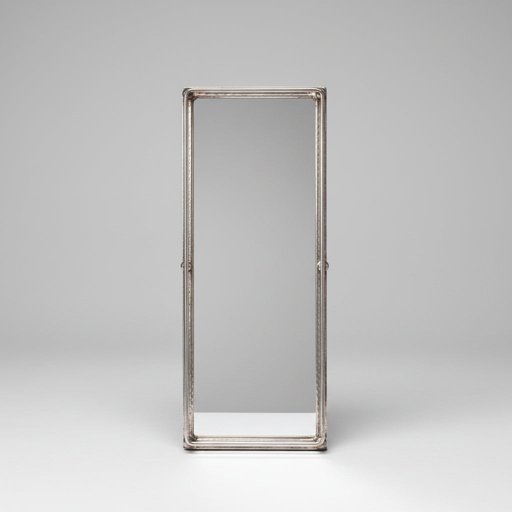 Vintage Platinum Mirrored Rectangle VanityTray