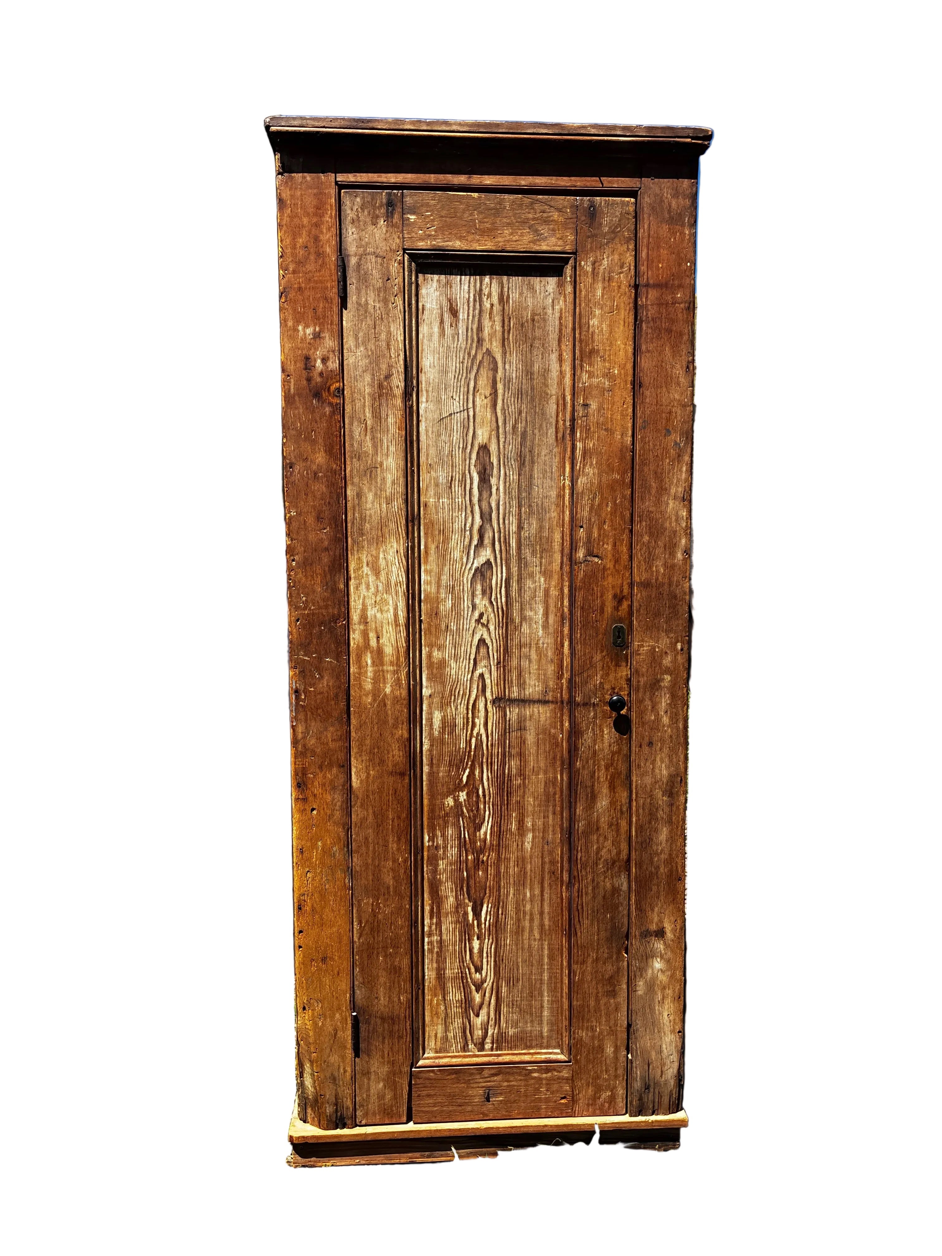 English Pine one Door Armoire