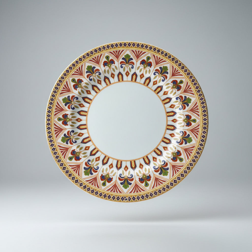 Set of Queen Imari Salad and Dinner Plates
