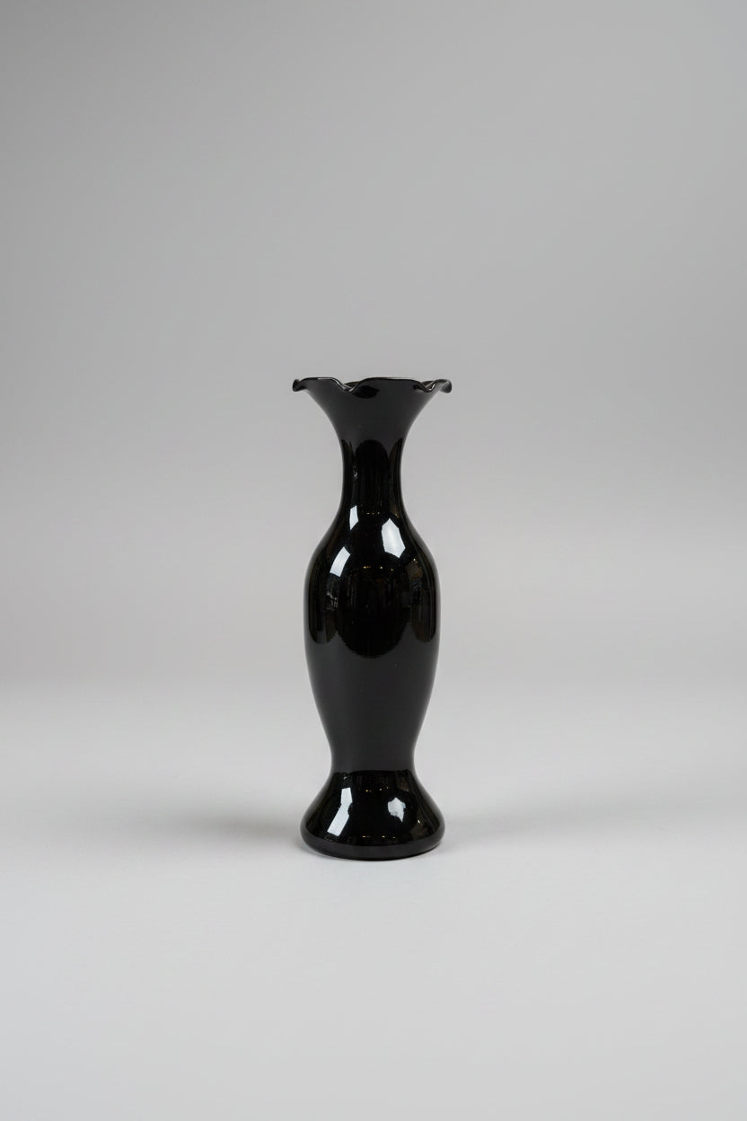 Handblown Purple Glass Vase