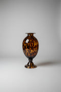 Vintage Tortoise Shell Glass Vase