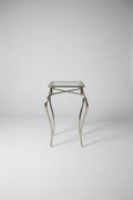 Harp Leg Chrome Side Table