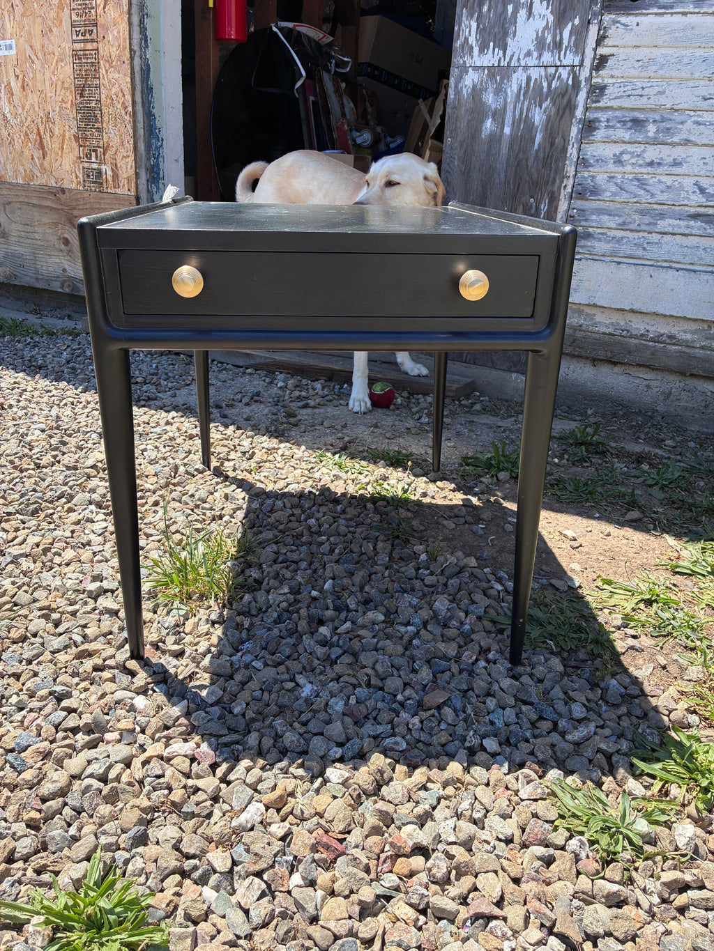 John Stewart Black Side Tables or Nightstands