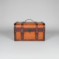 Vintage Leather and Wood Box