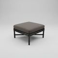 Vintage Mcquire Ottoman Mini HoundsTooth Fabric