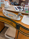 Pewter Duck Platter