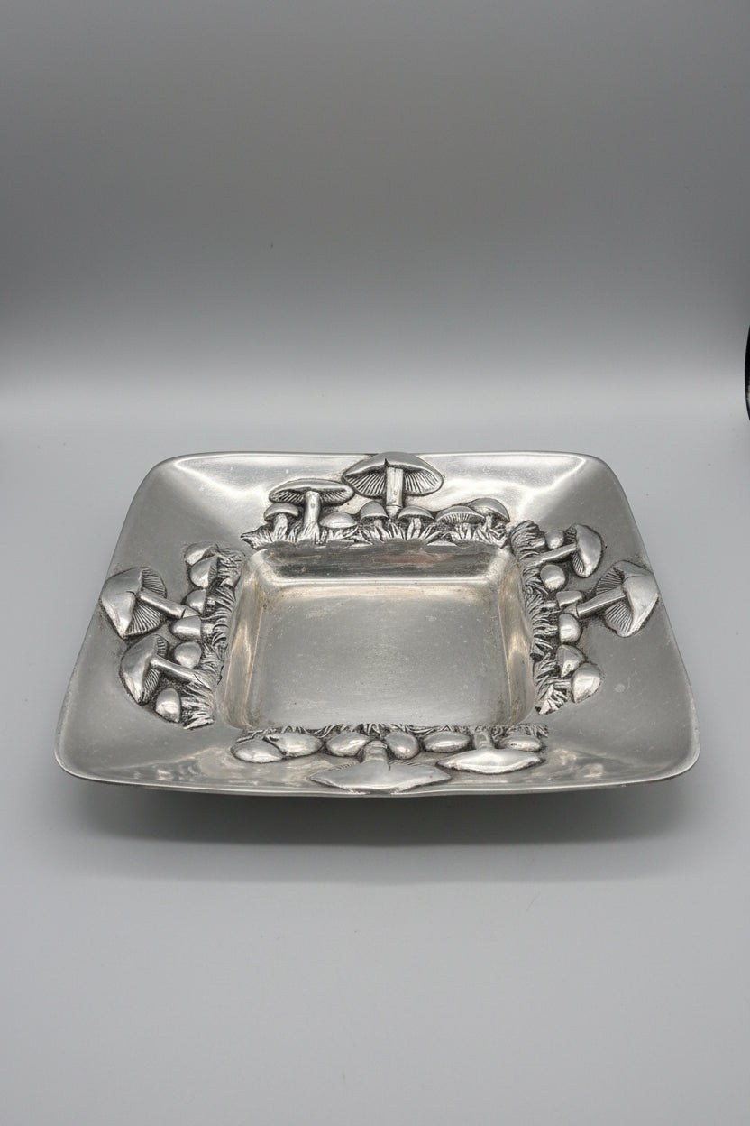Pewter Mushroom Bowl