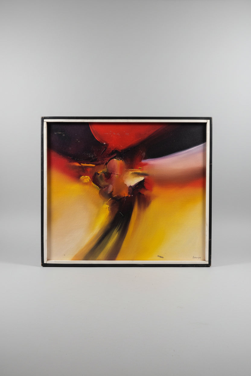 Kenneth Ray Wiksan Abstract Oil on Canvas