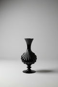Baccarat Black Crystal Deco Bud Vase