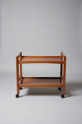 Danish Teak Two Tiered  Cart 27w x 17d x 29H
