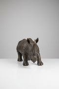 Bronze Rhino Sculpture