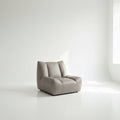 Lee Industries Grey Leather Swivel Chair 39 x 36 x 34