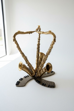 Paul Wegner Ltd Edition Triple Sax & Keyboard Sculptural Table