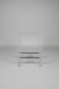 Lucite & Chrome Stool or Side Table