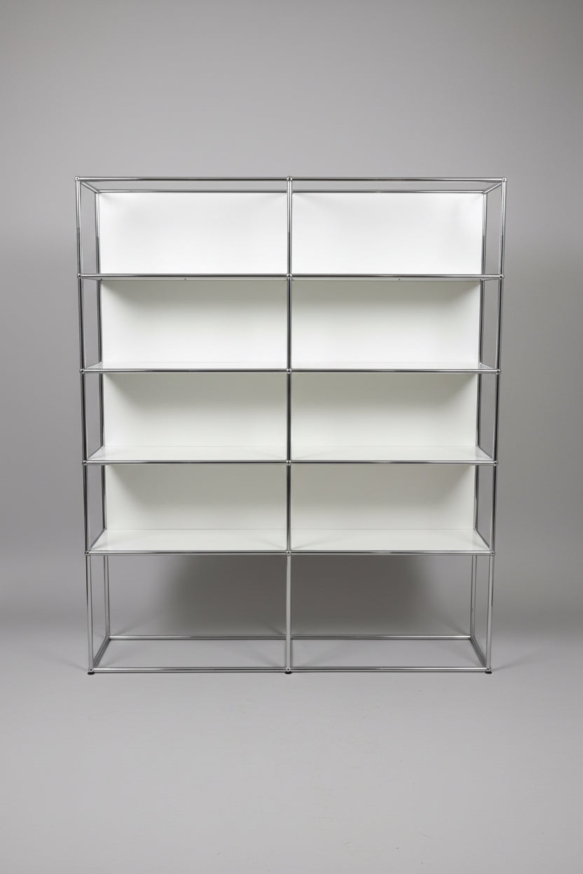 1960's Haller USM Shelving 60"W x 76" H x14"D