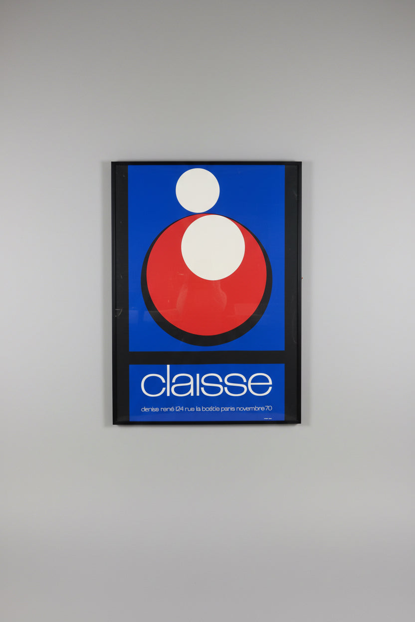 Claisse Art Poster Framed 24 x 32