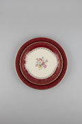 Set of 22 K Gold Rim French Saxon China