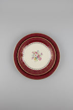 Set of 22 K Gold Rim French Saxon China