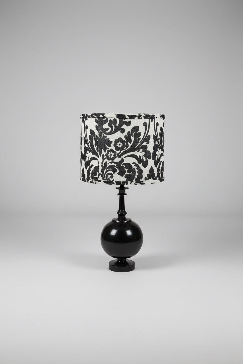 Black Metal Jeanie Vintage Lamp by Jamie Young