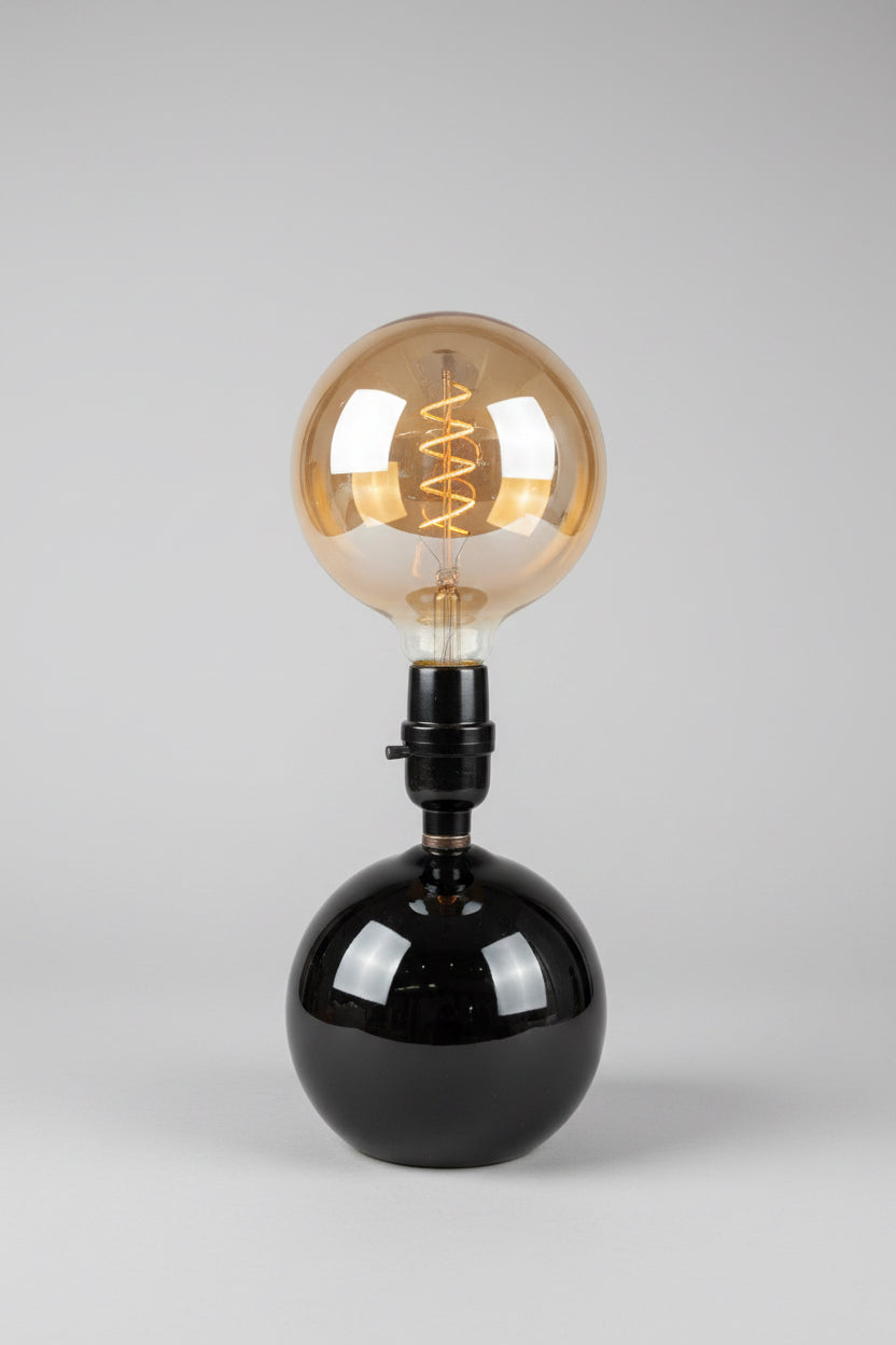 Lil Black Ball Table Lamp