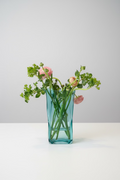Blenko Azure Paper Bag Vase