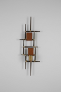 Pair of Brutalist Nail Art Candle Sconces