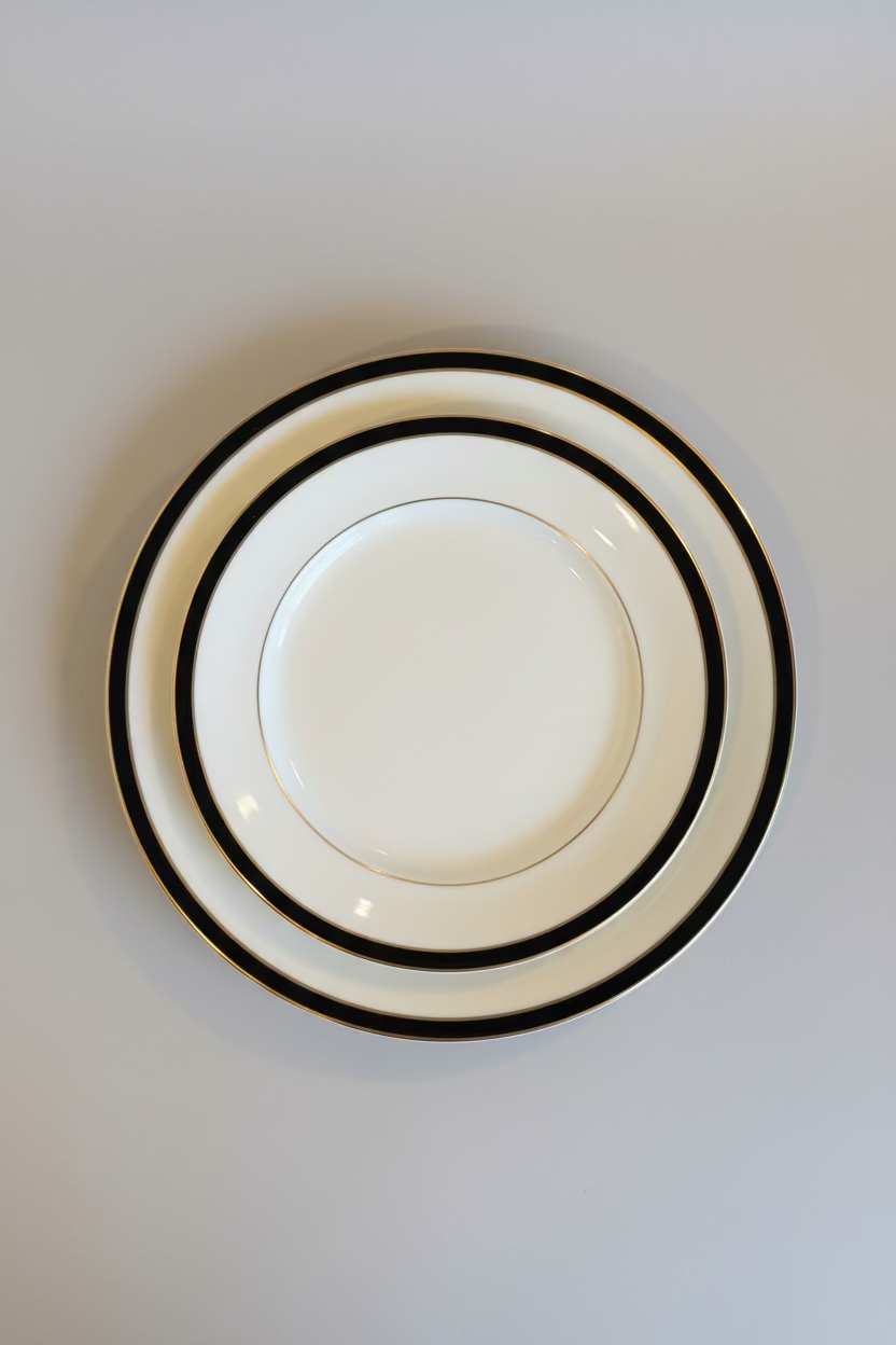 Mikasa Bone China Black Tie Set