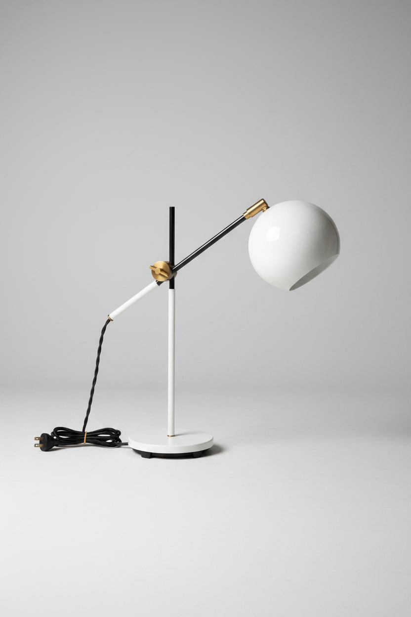 SchoolHouse Electric Isacc  White Task Lamp