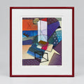 Spirit of Wind Signed Geometric Composition  24 x 30