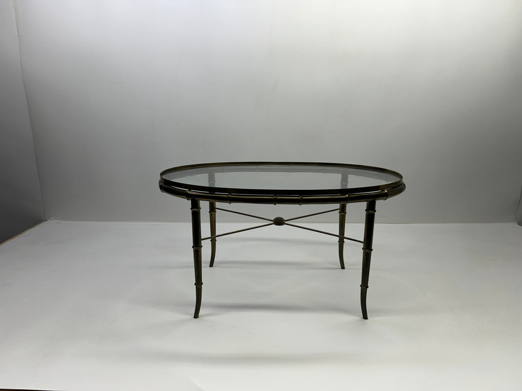 Mastercraft Brass Table 31ʺW × 19ʺD × 16ʺH